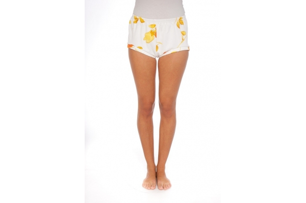 Shorty fleur jaune