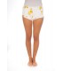 Shorty fleur jaune