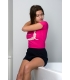Navy yoga short