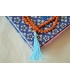 Blue rudraksha mala