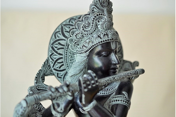 Big Krishna sculpture