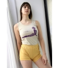 Short de yoga jaune pastel