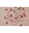 Collier tourmaline rose