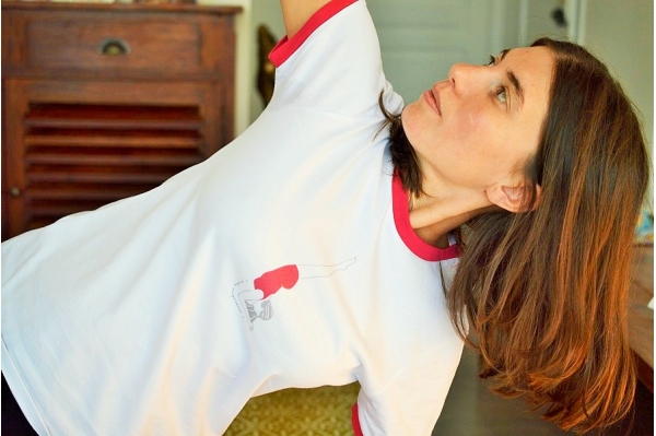 T-shirt Pincha mayurasana