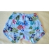 Short de Yoga fleurs tropicales