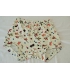 Yoga short flowers white background