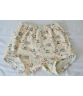 Yoga short pink flowers