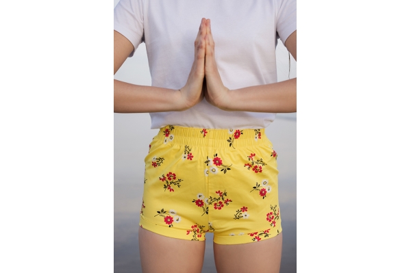 Short Anjali yellow