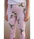 Legging imprimé rose