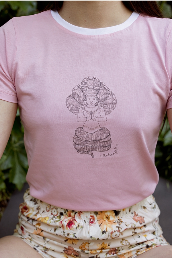 T-shirt Patanjali pink