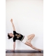 T-shirt Shirshasana noir