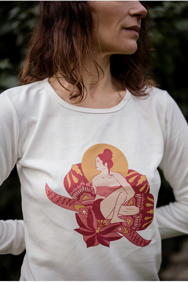 T-shirt Marichyasana long sleeve