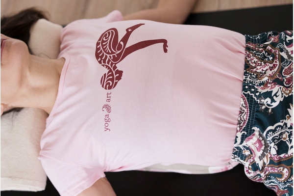 T-shirt Bakasana pink