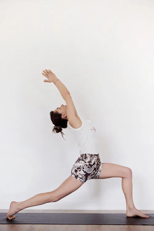 Short de yoga Iyengar imprimé