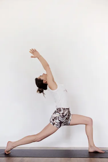 Short de yoga Iyengar imprimé