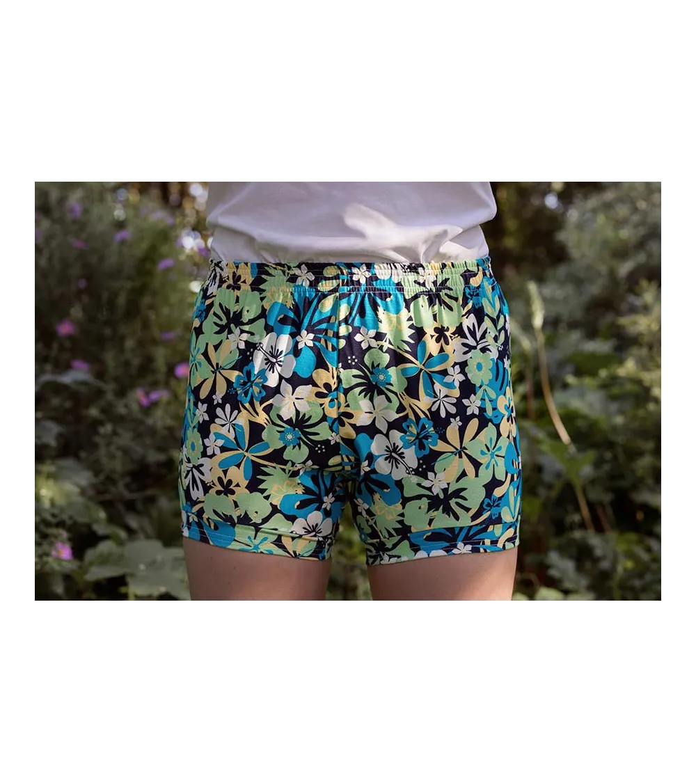 Iyengar yoga short with pattern