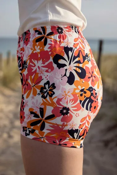Iyengar yoga short with pattern