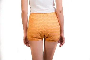 Short de yoga Iyengar imprimé