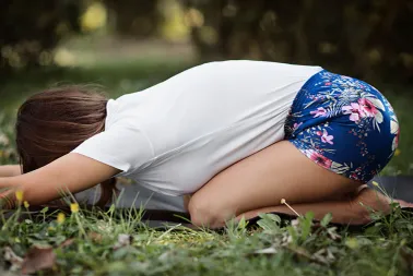 Short de yoga Iyengar imprimé