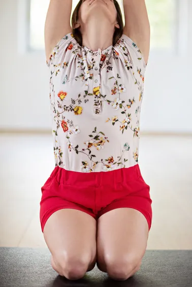 Legging de yoga avec broderie.