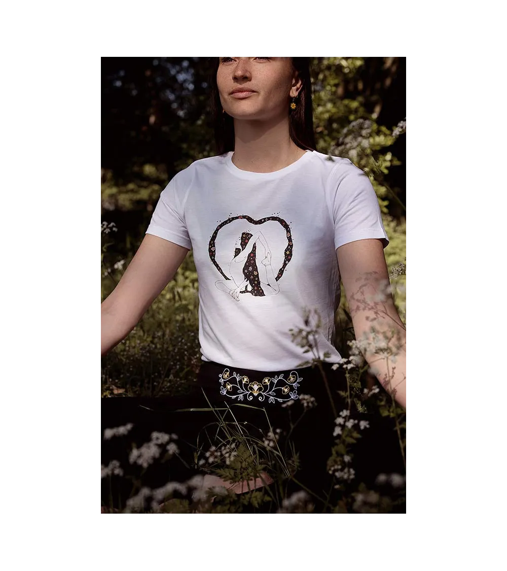 t-shirt Rajakapotasana