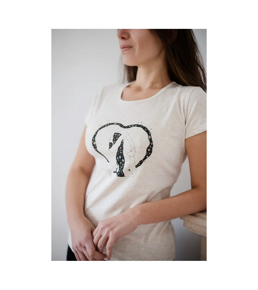 t-shirt Rajakapotasana