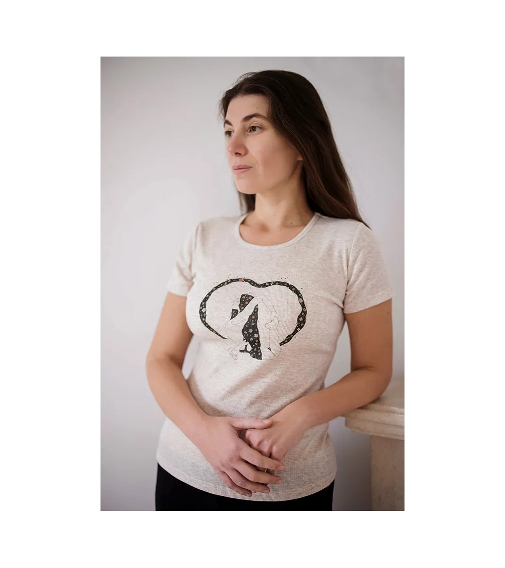 t-shirt Rajakapotasana