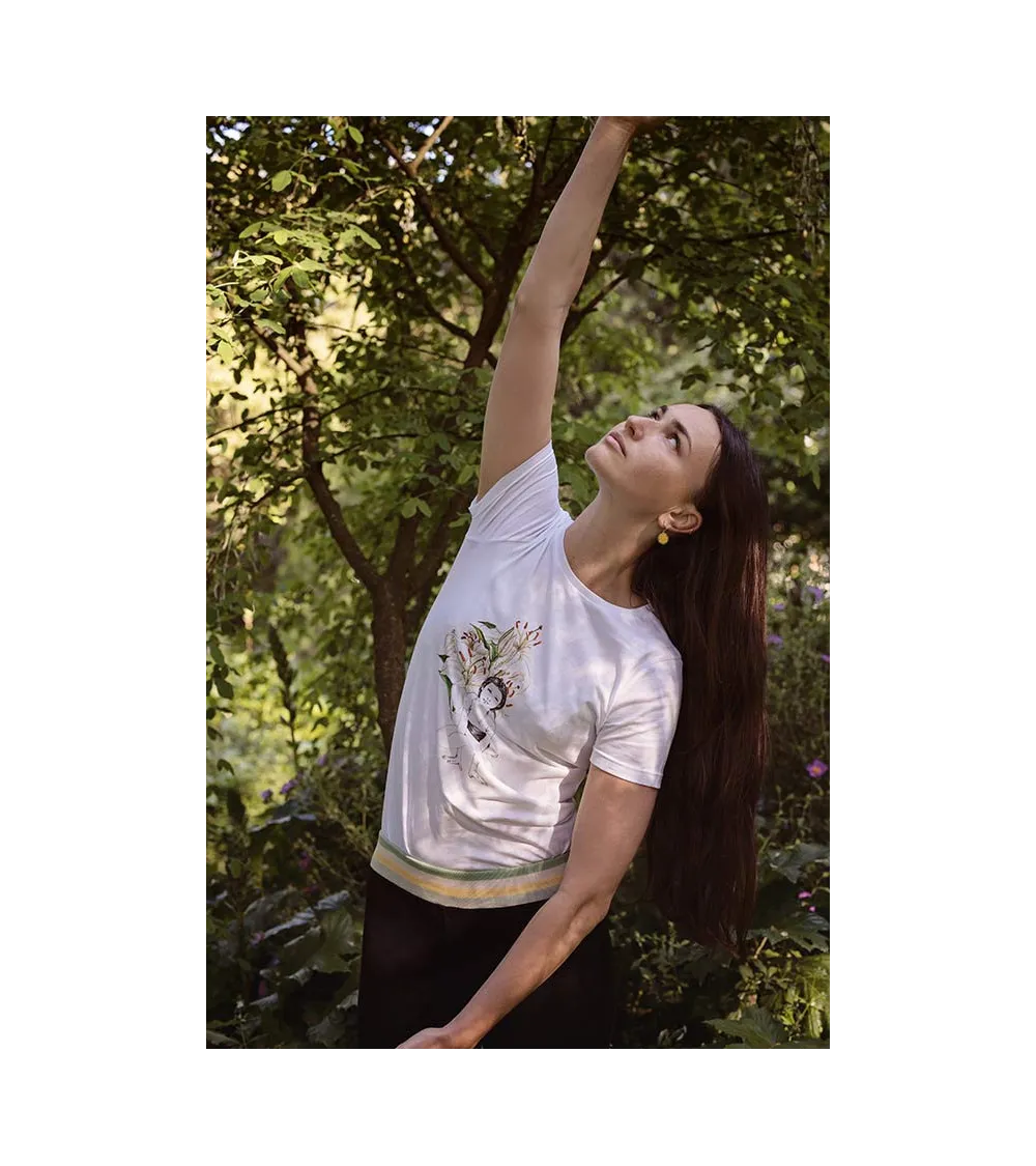 t-shirt Kukkutasana