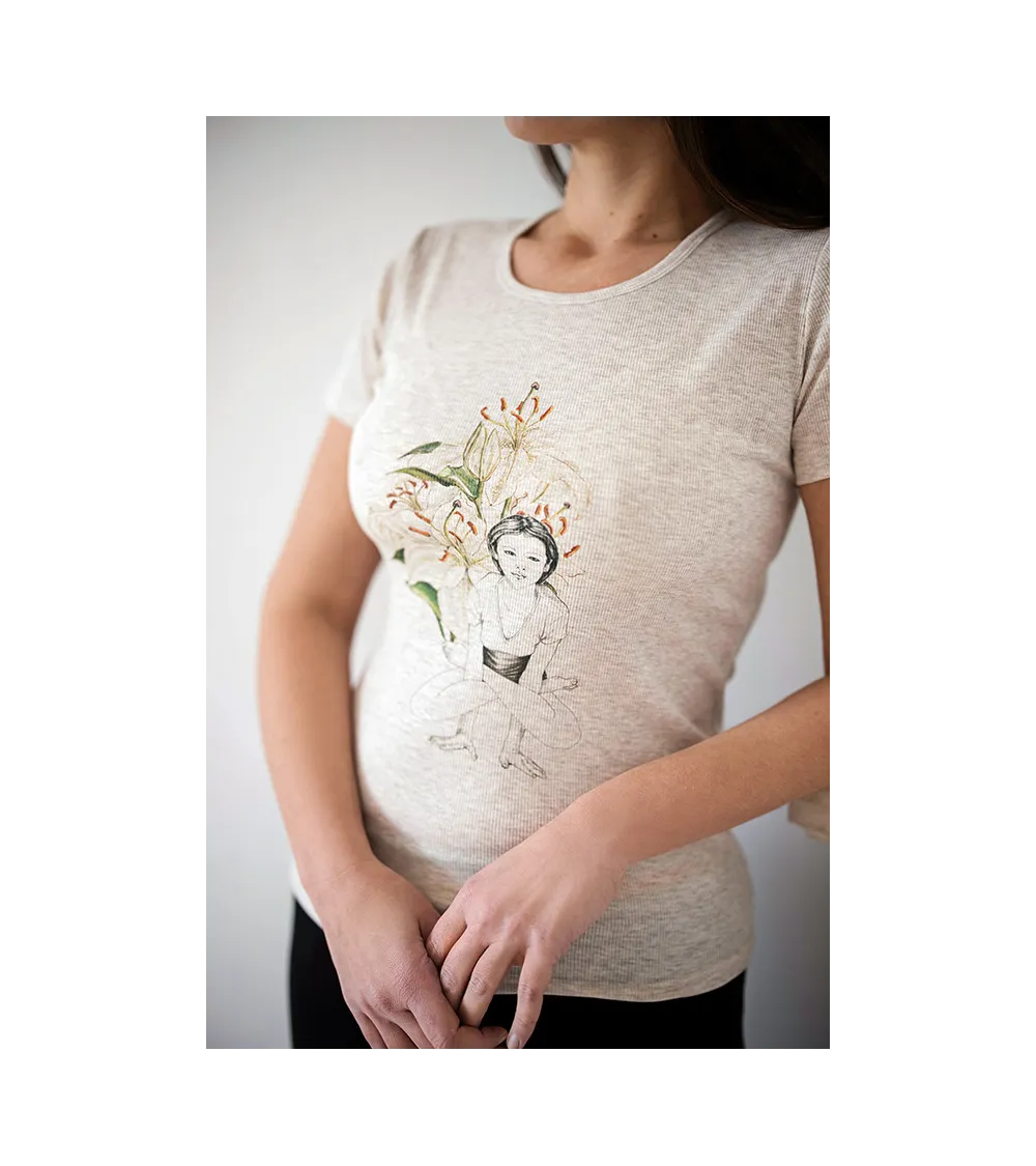 t-shirt Kukkutasana