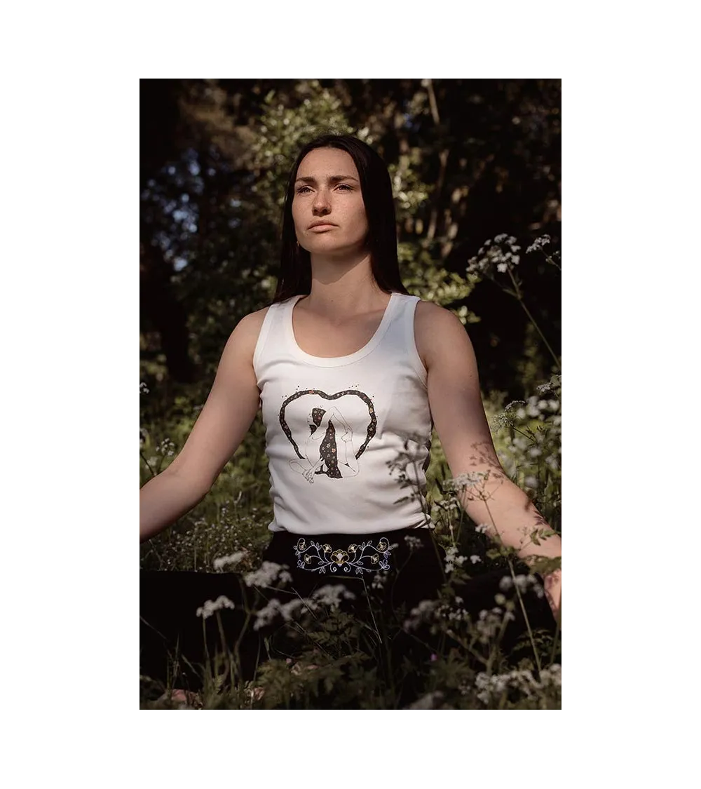 Débardeur de Yoga en coton.Tenues et vêtements de Yoga
