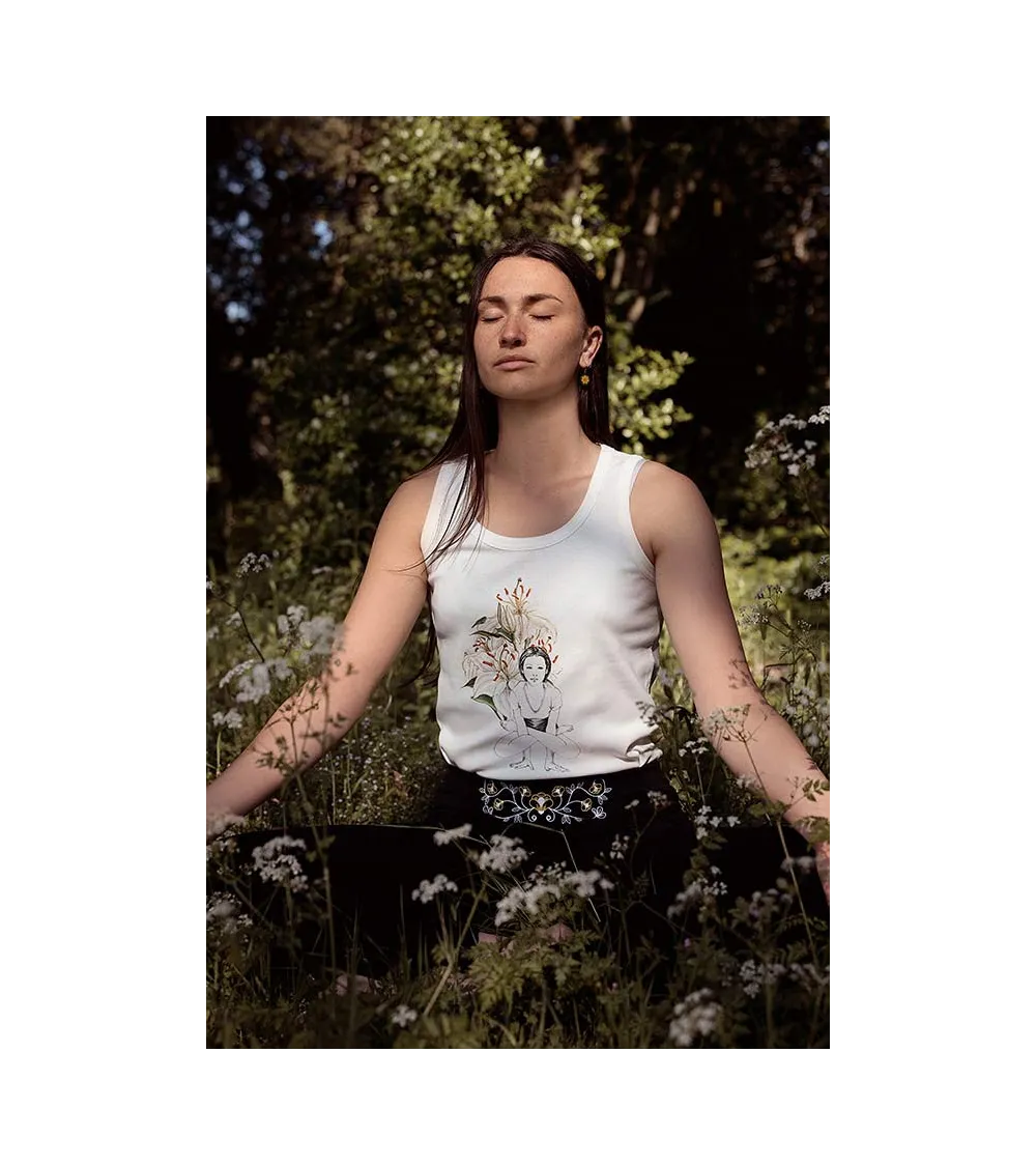 Débardeur de Yoga en coton.Tenues et vêtements de Yoga