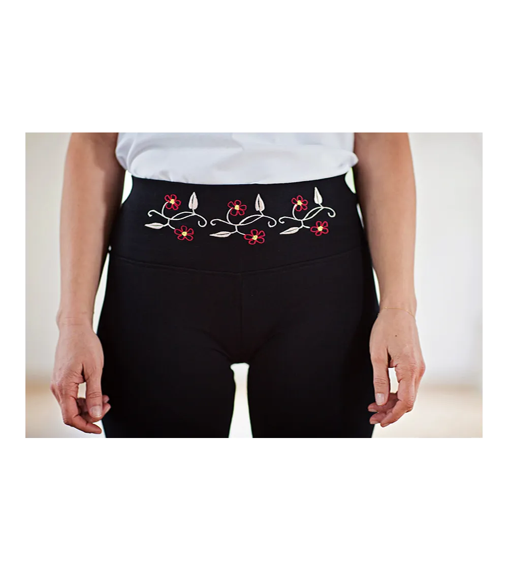 Legging brodé
