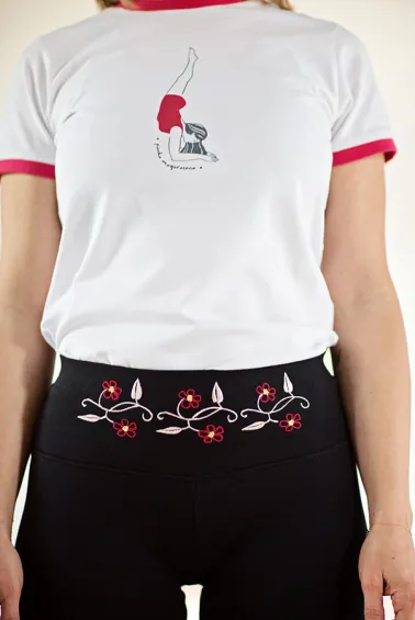 Legging brodé