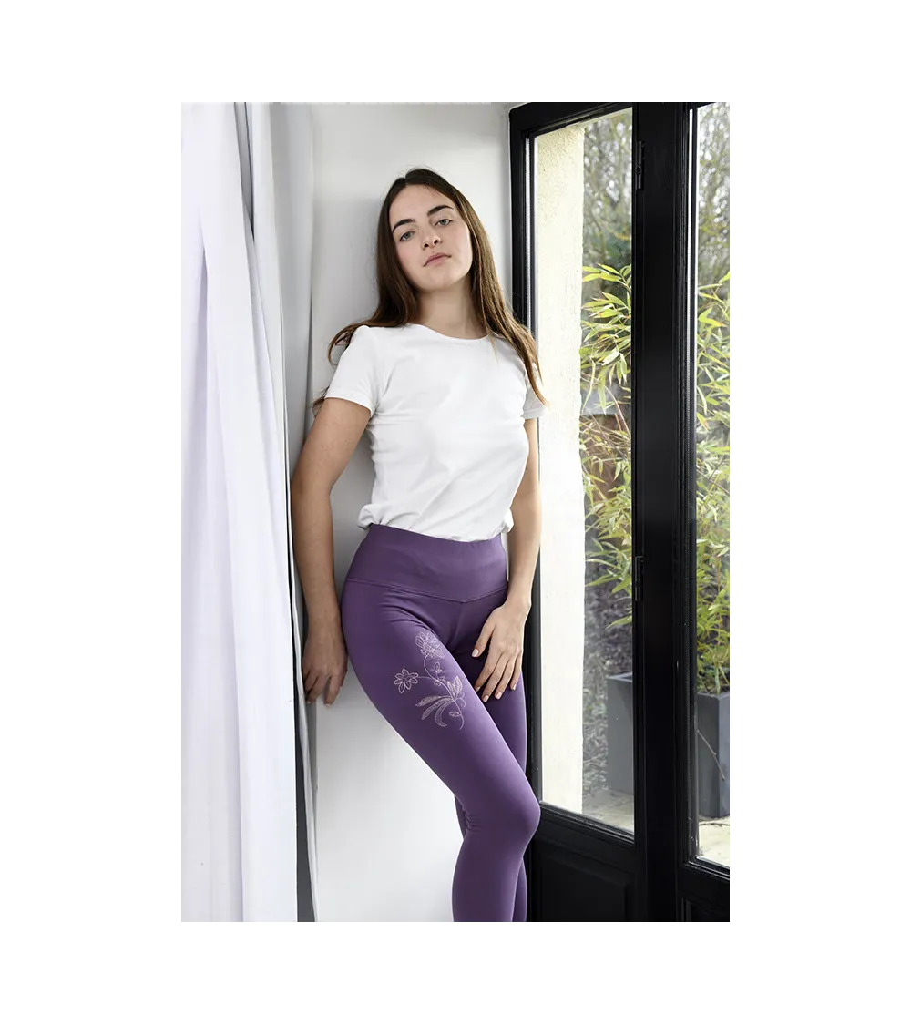 Legging brodé