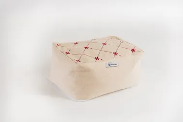 Coussin de méditation brodé