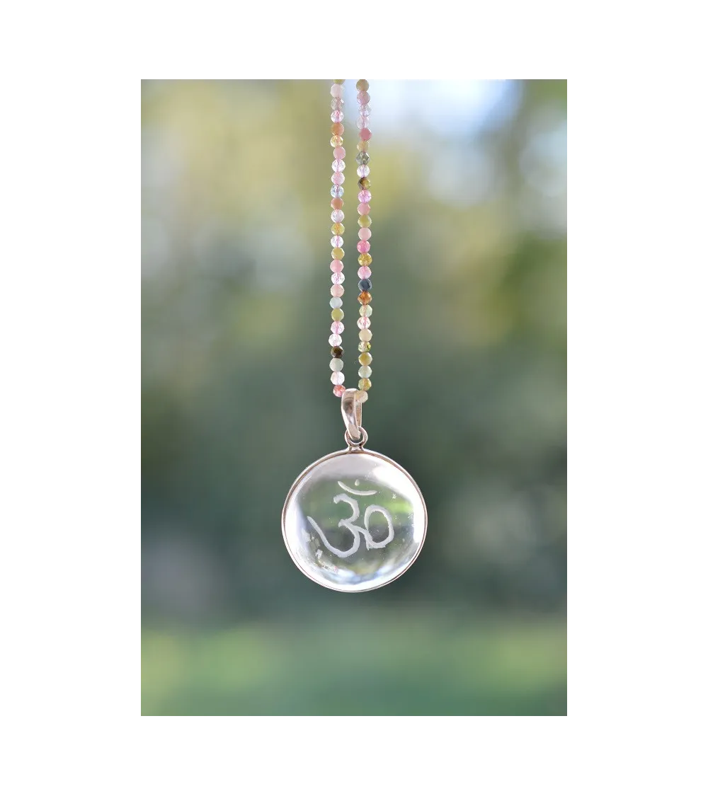 Pendentif en cristal Om