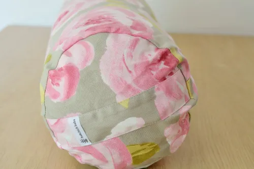 Bolster de yoga rembourrage 100% laine.