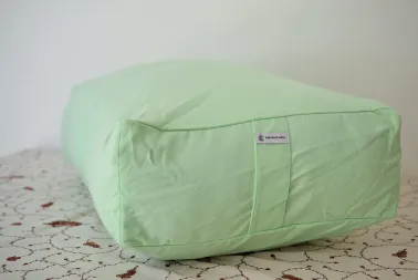 Bolster de Yoga rectangulaire - Housses interne et externe avec zip
