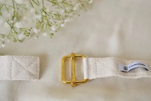 Sangle courte pour la pratique du yoga.