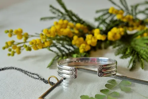 Bracelet Om namah shivaya en argent