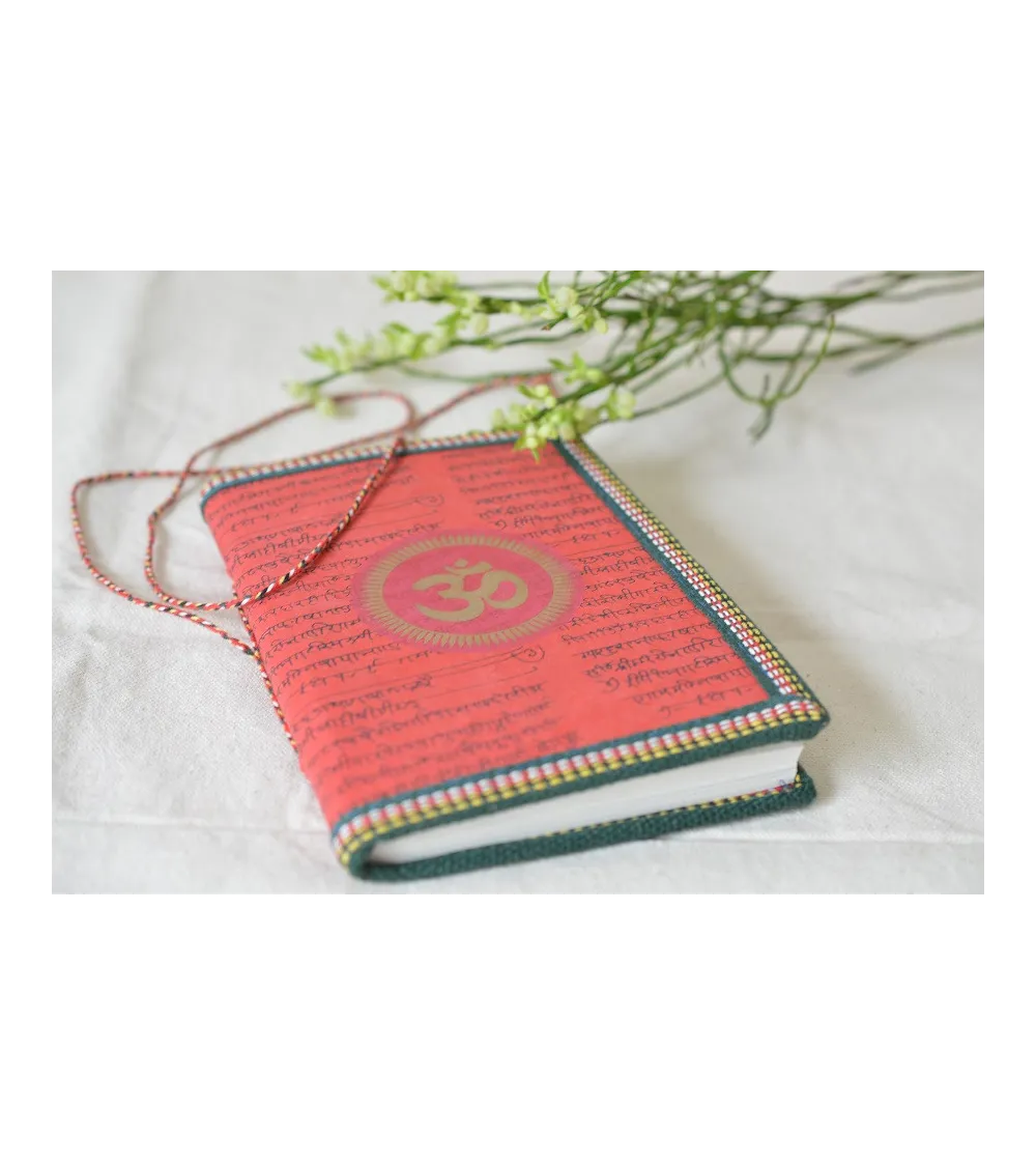 Indian notebook made from recycled paper
