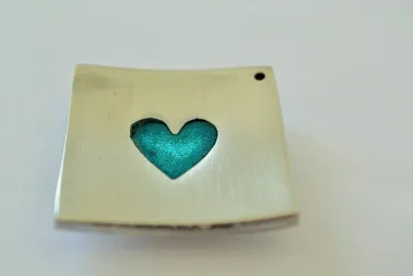 porte encens coeur