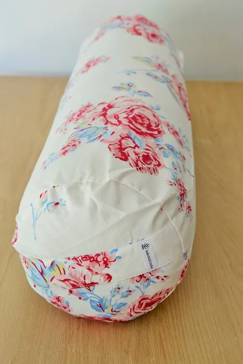 Bolster de Yoga 76 cm en laine avec housse externe lavable