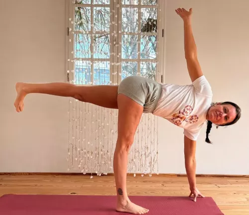 Short de yoga Iyengar en coton. Confortable et pratique