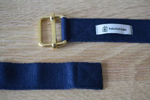 Sangle de Yoga bleu marine Finitions Soignées
