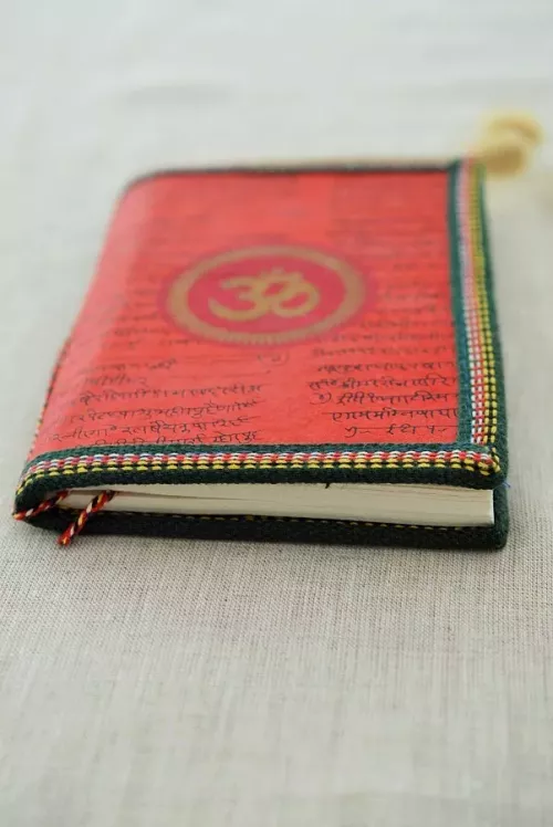 Indian notebook made from recycled paper