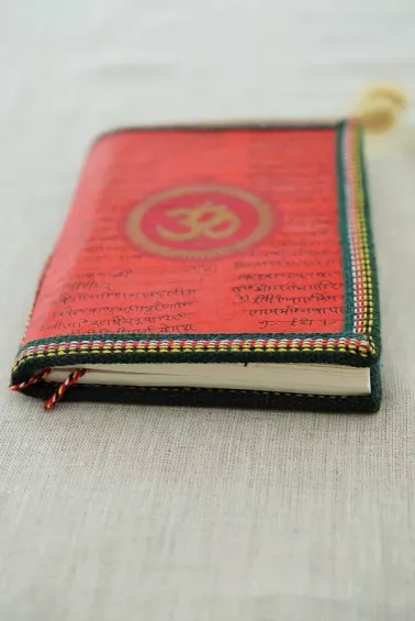 Indian notebook made from recycled paper