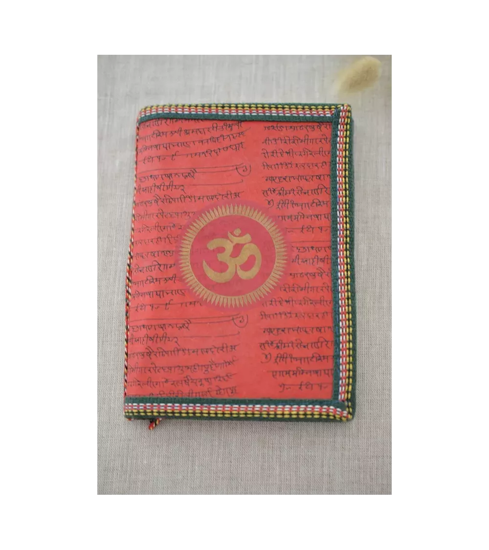 Indian notebook made from recycled paper
