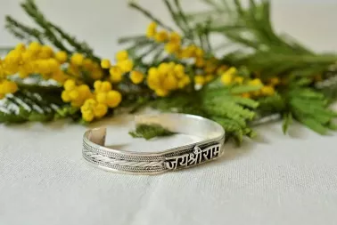 Bracelet in sanskrit from India