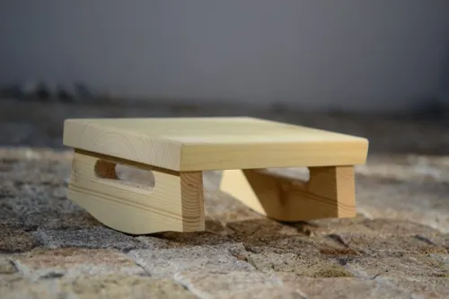 Rocking meditation bench